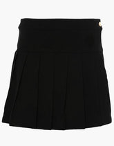 WOMEN BLACK PLEATED SHORT KILT - Scottish Kilt Jacket™ USA-UK
